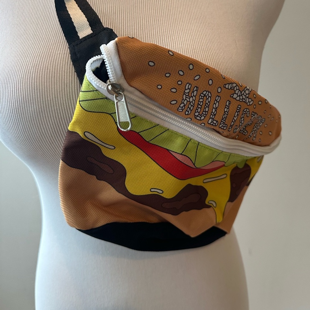 Hollister Hamburger burger Fanny belt bag